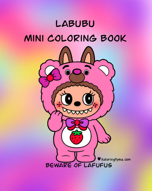 Labubu Mini Coloring Book